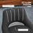 Kadaysha Swivel Upholstered Adjustable Height Counter Stool with Metal Frame-1098845285