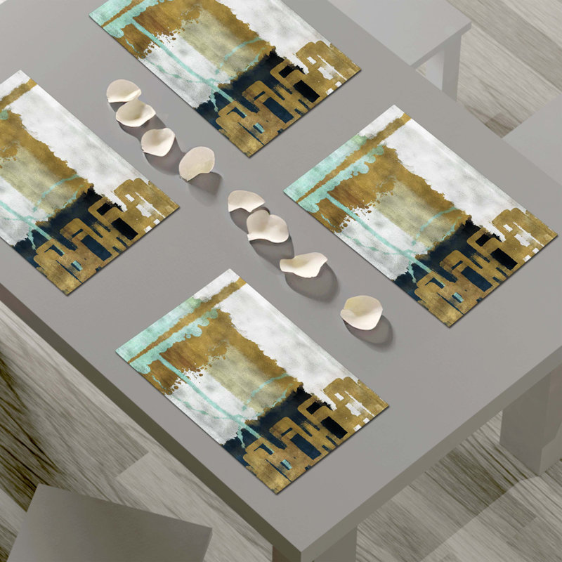 Napperon abstrait en polyester