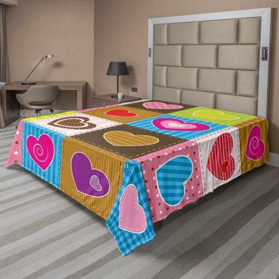 Ambesonne Print Top Flat Sheet