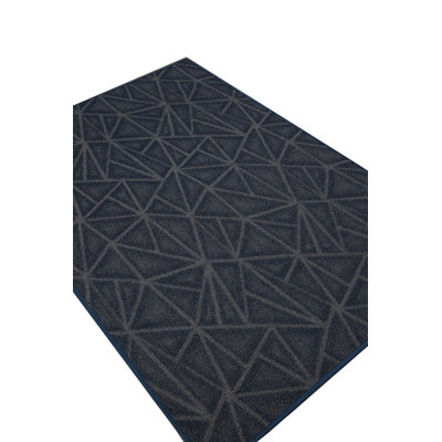 Tapis géométrique intérieur / extérieur vert