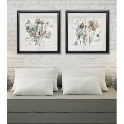 " Dainty Blooms I " 2 - Pieces
