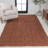 Kurland Pata Hand Woven Chunky Jute Terracotta Rug-284868211