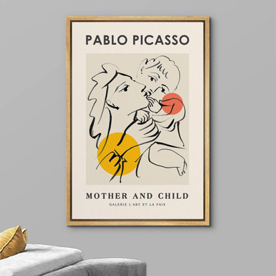 Classical Artwork " Mother And Child By Pablo Picasso Nature Wilderness "