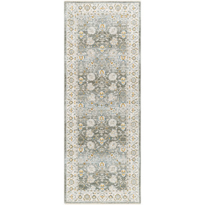 Delyse Olive/Gold/Beige/Gray Rug