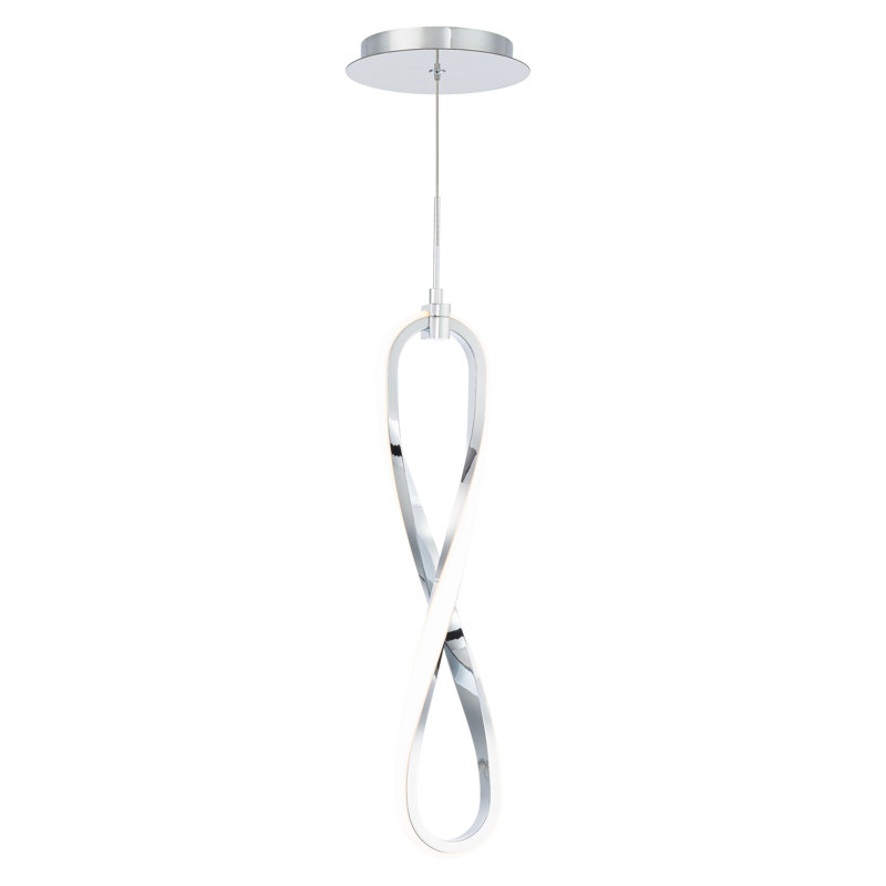 Marise 1 - Light LED Pendant, Chrome