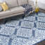 Tapis bleu Linnea-1510500865