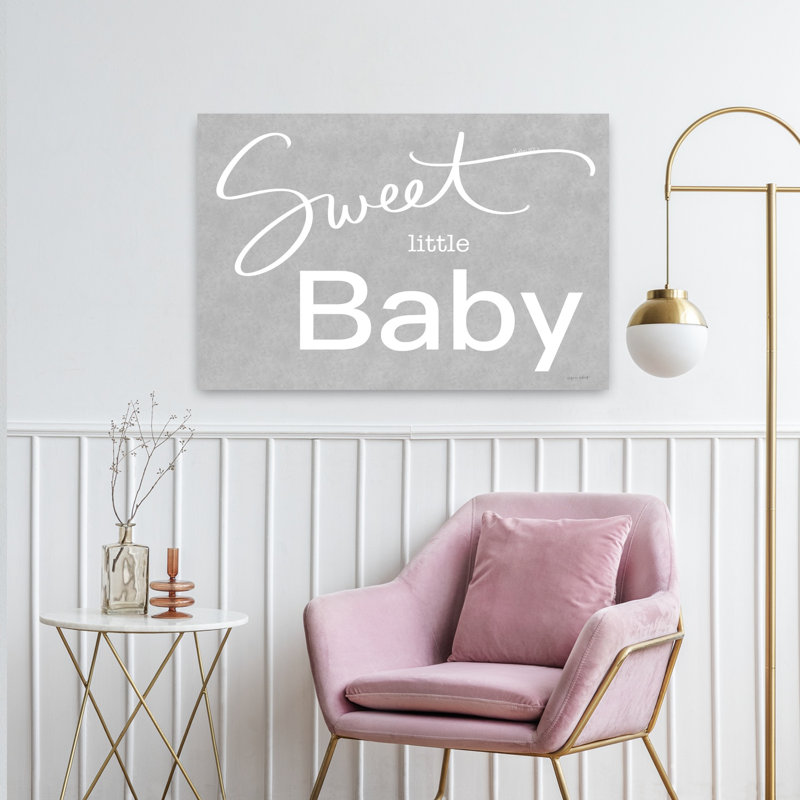 Sweet Little Baby, art contemporain abstrait, H 24 po x l 36 po