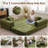 Convertible Sofa Bed ,5 In 1 Modular Sofa Bed For Living Room , Floor Sofa Lounge Couch With Removable Pillows-933924655