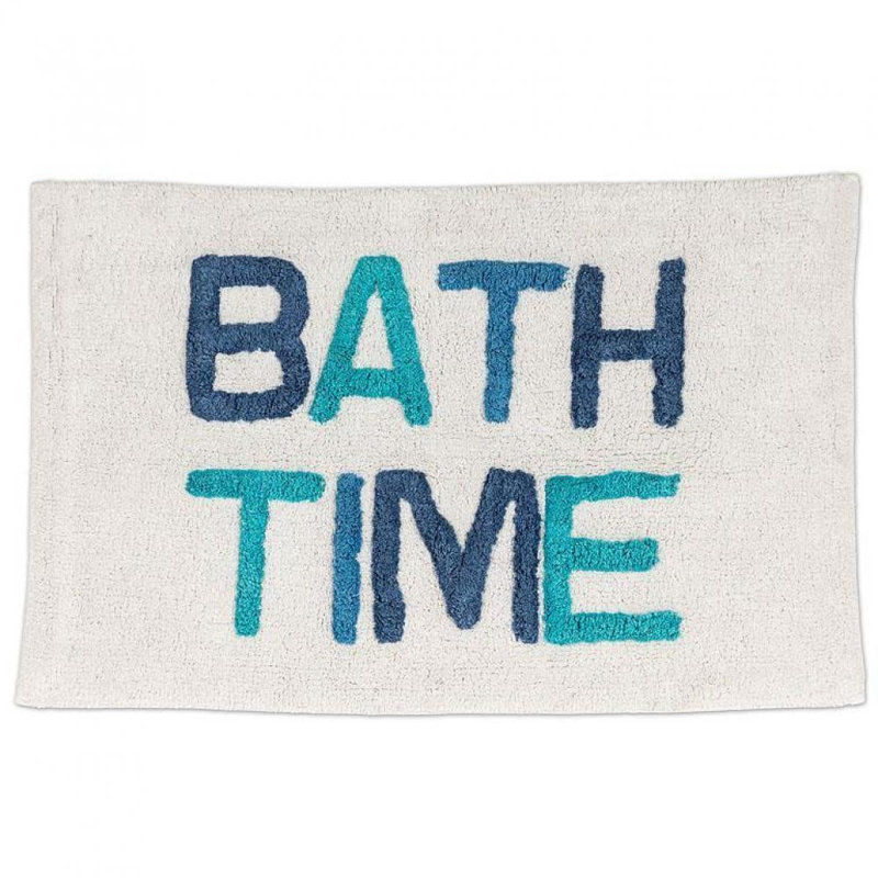 Tapis pour salle de bain en coton Aloisio