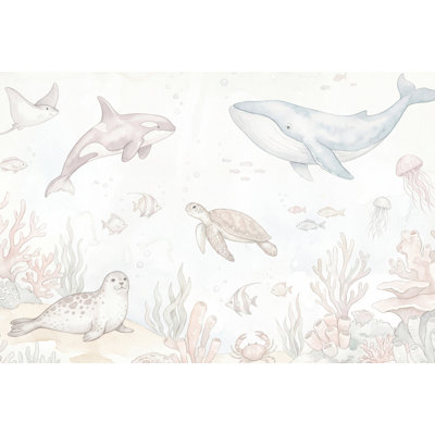 Marine Life Wallpaper Ocean Sea Animals Wall Mural