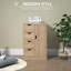 Bathroom Cabinet, Freestanding Cabinet With 4 Drawers-1862149043