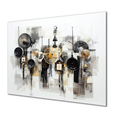 Spiritual Aura Of African Art III - People Metal Wall Art Decor, African Art Metal Print