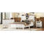 Ensemble de chambre à coucher 3 pièces avec lit plateforme double ferme avec tête de lit double à porte coulissante-1585918116-1585918118