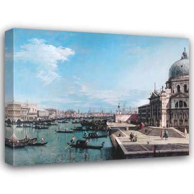L'entrée du Grand Canal et de l'église Santa Maria della Salute, Venise