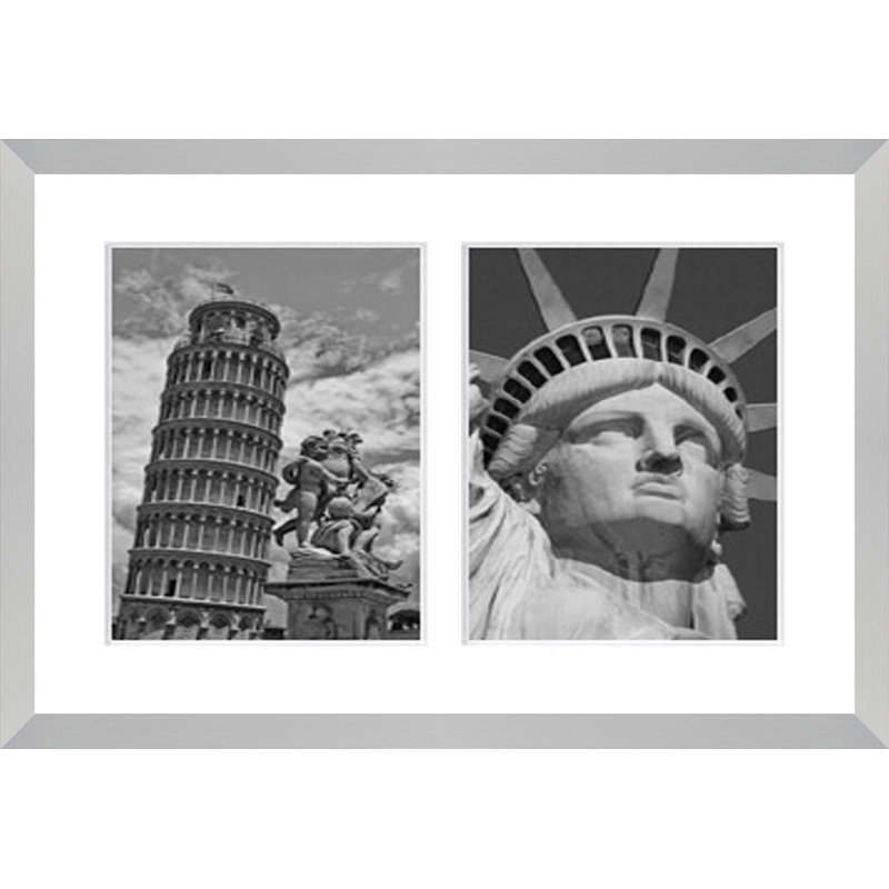 Kyreek Shadow Box Picture Frame, Silver