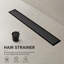 Drain linéaire noir mat FlowCore 24 po-126309753