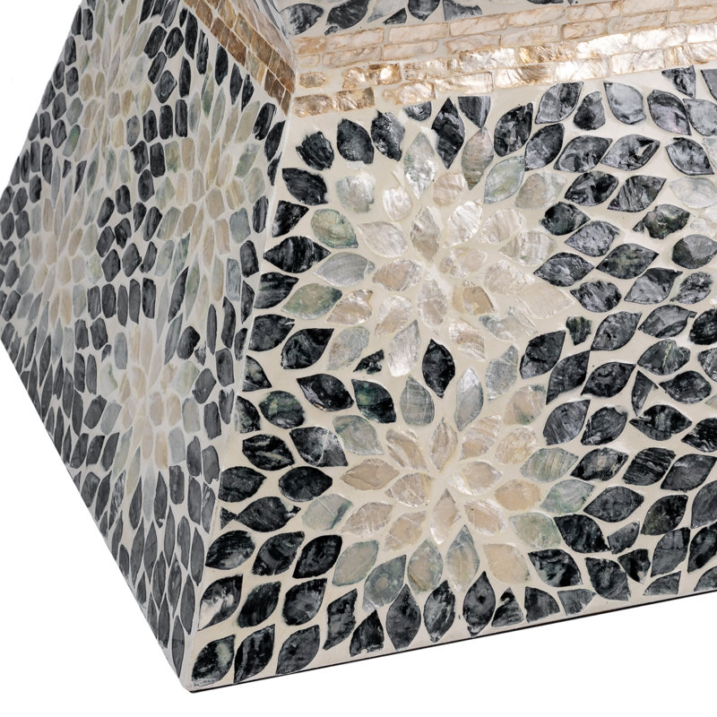 Solid + Manufactured Wood Accent Stool