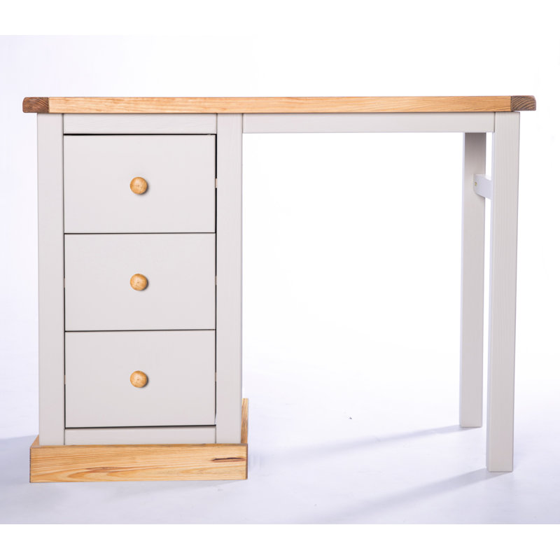 Englehart Writing Desk, Grey/Wood, Wood