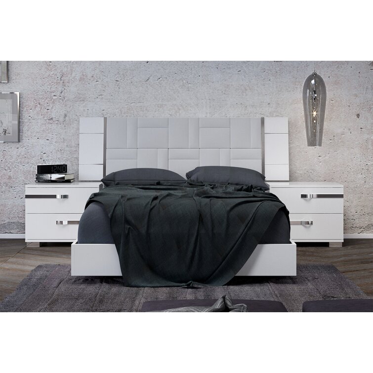 Palermo White Bedroom Set (Queen)-Buy ($1354) in a modern