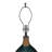 D16x28.5" Glass Table Lamp