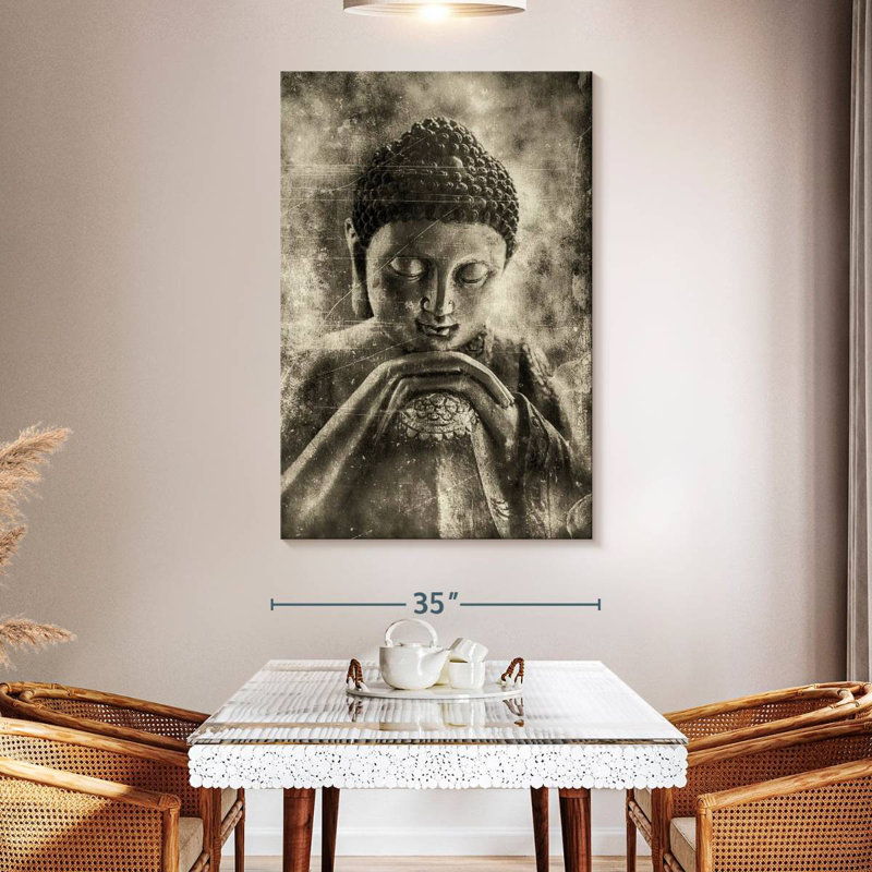Adella Simple Buddha, 51" H x 34" W