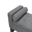 Linen Upholstered Storage Bench