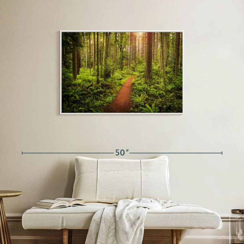 Washington Rainforest, Cadre flottant blanc, 37 po x 25 po