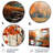 Canada Orange Autumn Symphony V Cities & Countries Wall Decor on Metal