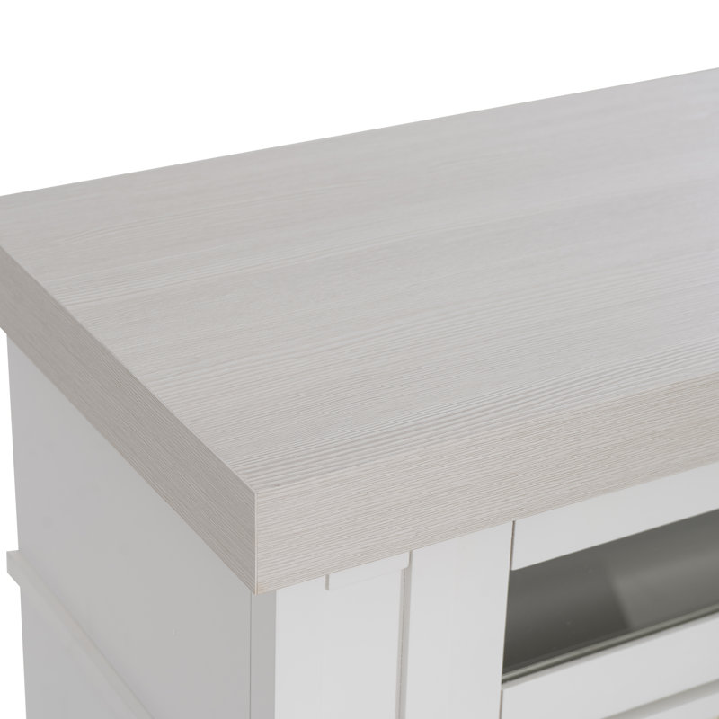 Carolina White Fireplace, White