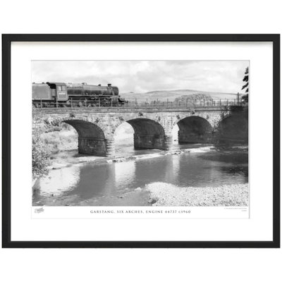 Garstang, Six Arches, Engine 44737 C1960 - Single Picture Frame Print