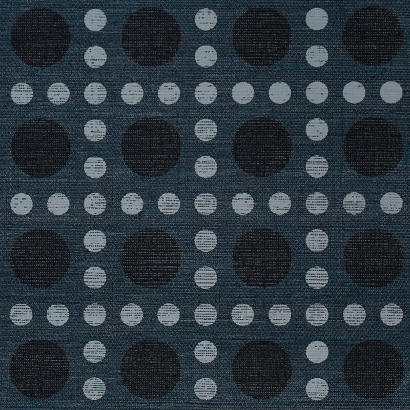 Schumacher X Backdrop Puntini Sisal Wallpaper, Blue