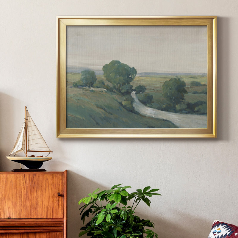 «Run Creek I», reproduction encadrée de qualité supérieure, prête à être accrochée, H 26,5 po x l 36,5 po x P 1 po