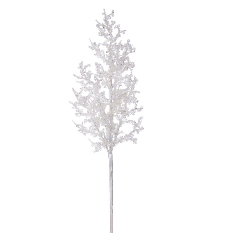 Vickerman 22" Artificial White Ice Spray 3/Bag., White