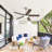 42 Inch Ceiling Fan With Light For Bedroom, Living Room - Remote Control, 3 Color Dimmable LED & Memory Function, Reversible DC Motor, 1/4/8H Timer
