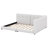 Modern Upholstered Platform Bed With USB Ports, Floor Daybed With Wood Slat Support-2092815539