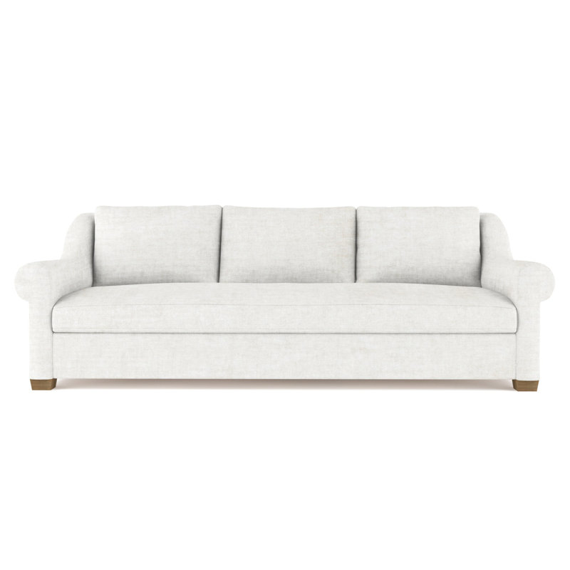 Canapé Thompson, H 32 po x l 108 po x P 46 po, Velours écrasé albâtre, Patiné