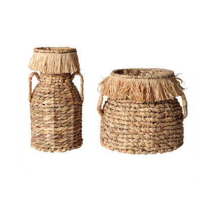 Bay Isle Home Aahim Wicker Decorative Bin