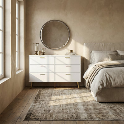 Commode double 6 tiroirs