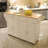 Kitchen Island & Kitchen Cart, Mobile Kitchen Island, Rubber Wood Top, Big & Adjustable Shelf Inside Cabinet For Different Utensils, Luxury Design Fits Party At Different Site.