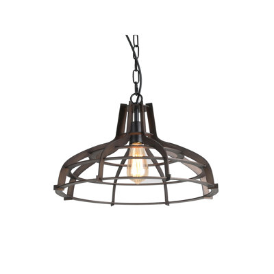 Luminaire suspendu en dome à 1 lumière