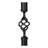 Coat Rack, Hall Tree, Free Standing, 8 Hooks, Entryway, 74"H, Bedroom, Black Metal, Transitional