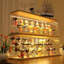 Display Case for Collectibles Acrylic Display Box Wooden Showcase-126302364