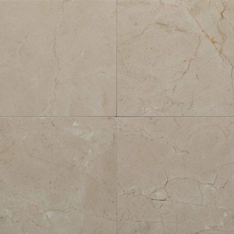 Polished Crema Marfil 6''X6''
