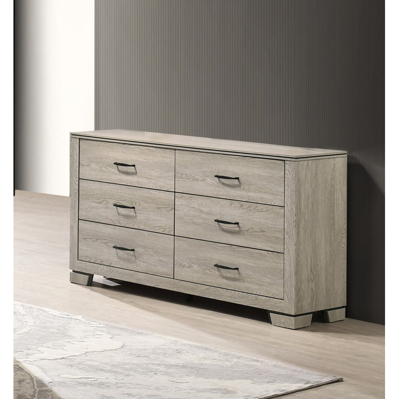 Commode double Rustic Farmhouse, Grège