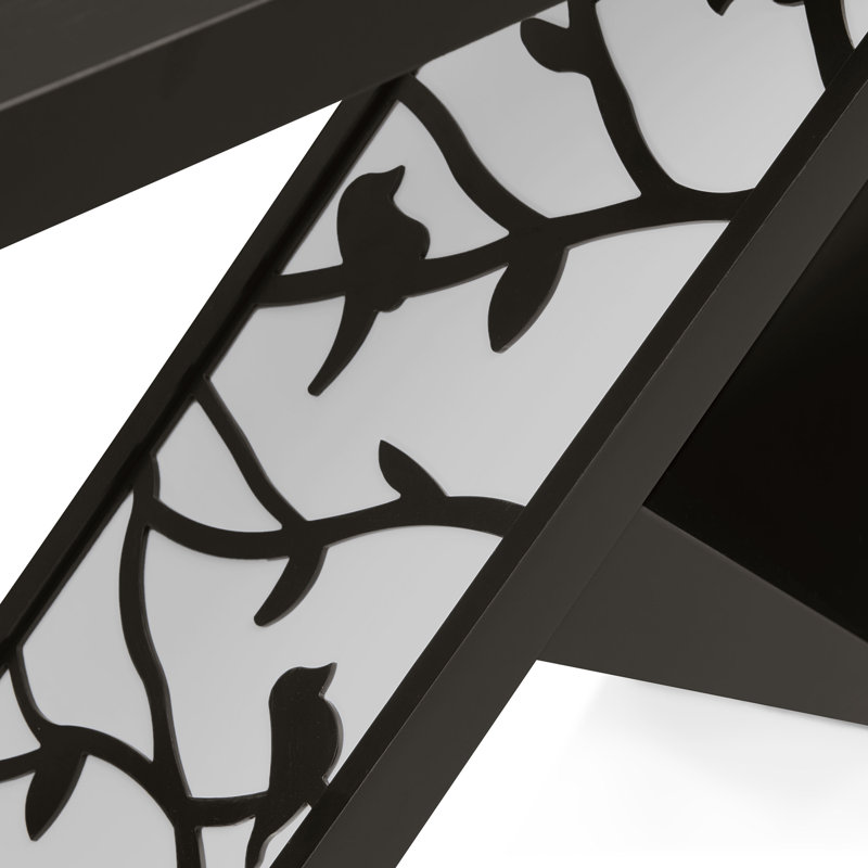 Console Tanasa avec éclairage DEL, Noir, noir, noir, noir