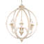 6 - Light Candle Style Globe Chandelier-1718875173