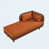 Orange+Dark Brown