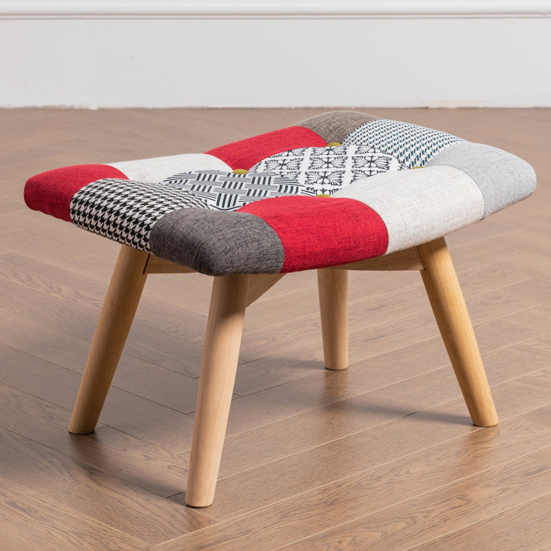 Jared Solid Wood Accent Stool