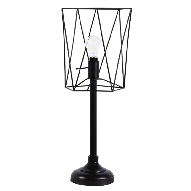 Lampe de table noire 25,5 ", Yes