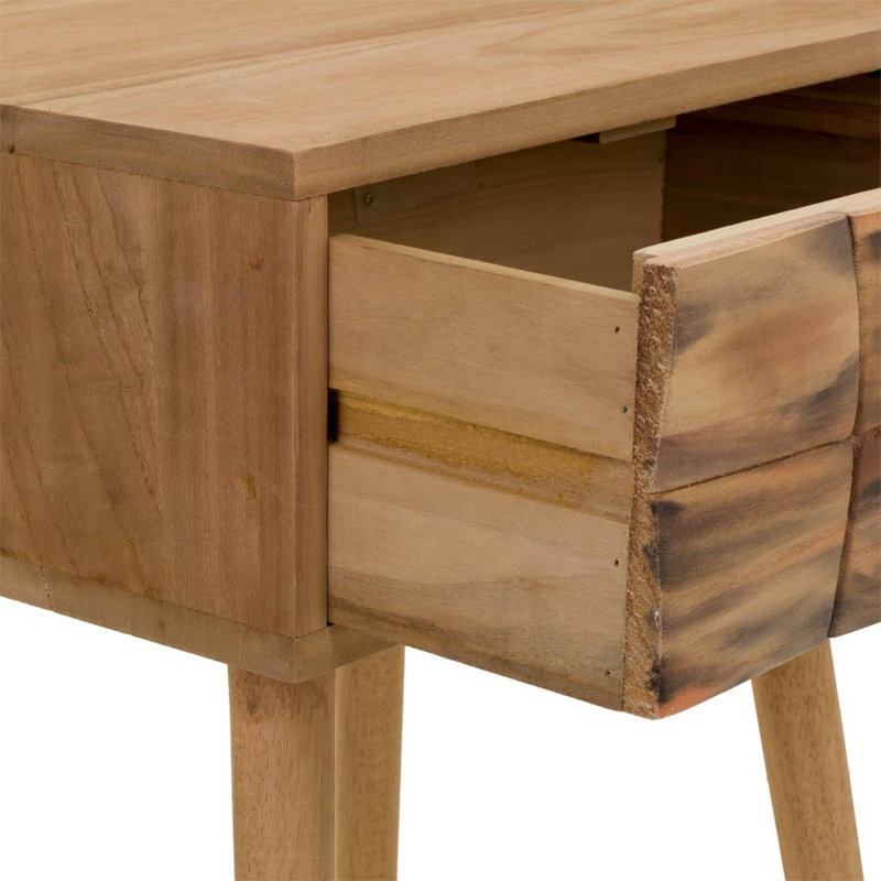 Carrizal 44cm W Solid Wood Bedside Table